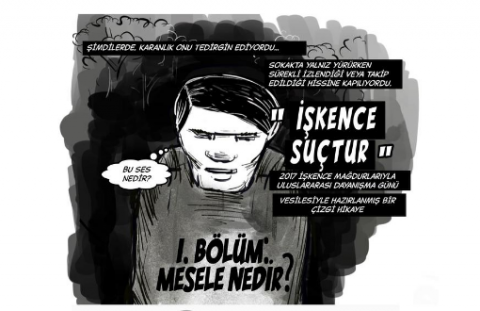 İşkence ve zorla kaybetme üzerine iki çizgi hikaye